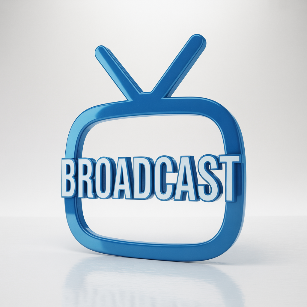 TV broadcast icon